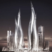 © TVS, Dubai Towers, Dubai, Rendering, da: www.researchgate.net